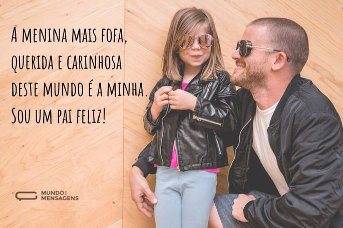 A menina mais fofa, querida e carinhosa deste mundo é a minha. Sou um pai feliz!