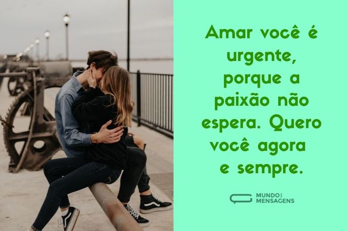 Fica tranquilo meu amor - Frases pra Casais