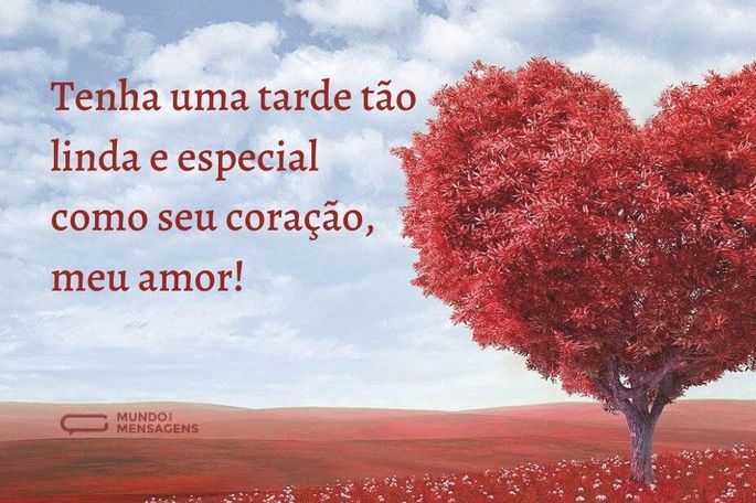tenha uma tarde tão linda e especial