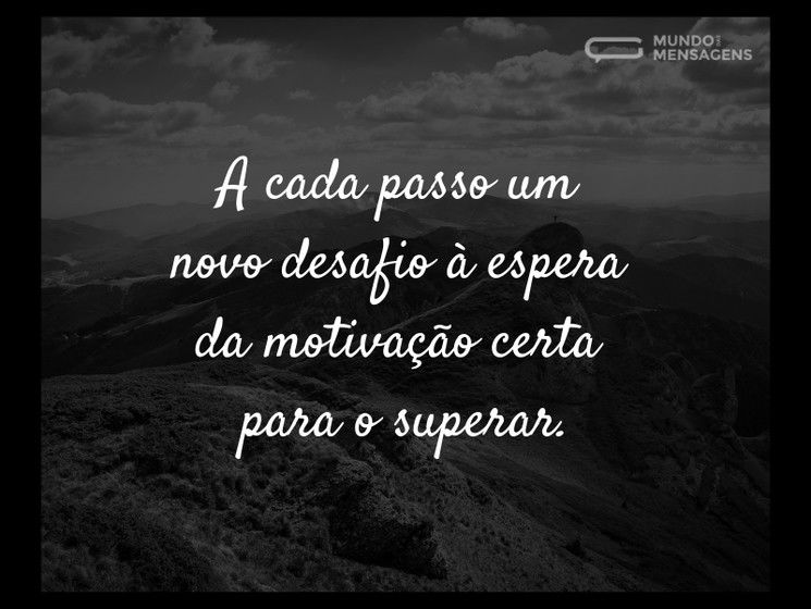 À espera da motivação certa