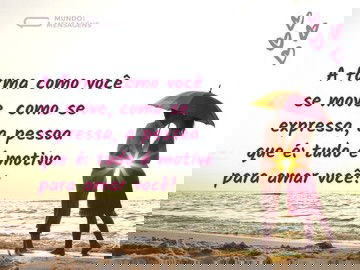 Tudo é motivo para te amar