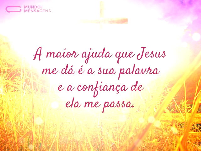 A confiança da palavra de Cristo