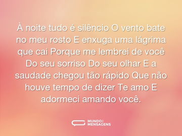 Mensagens de Amor e Saudades - Mundo das Mensagens