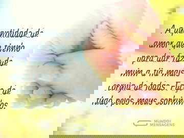 O amor de uma tia coruja