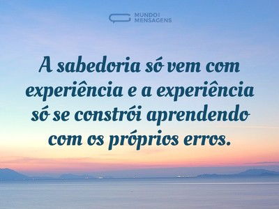 Aprenda com seus erros