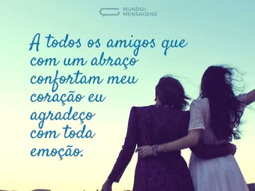 Um Agradecimento Emotivo