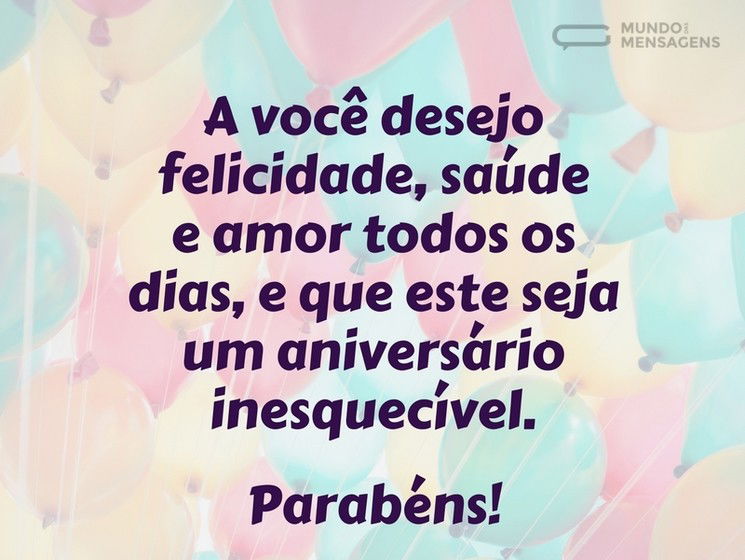 Frases de Aniversário Curtas - Mensagens de Aniversário