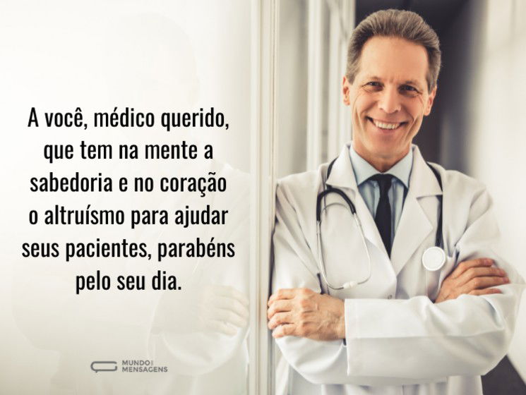 Parabéns pelo Dia do Médico