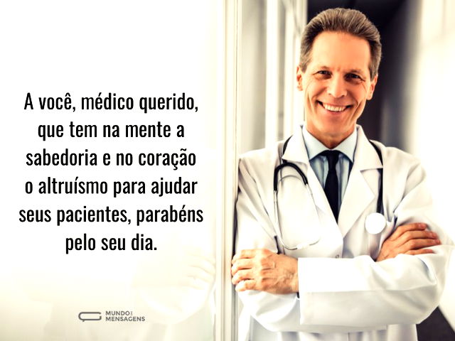 Parabéns pelo Dia do Médico