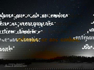 Entregue-se ao descanso da noite