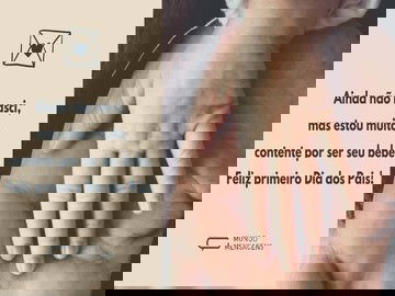 Feliz Dia dos Pais de bebê para pai de primeira viagem 