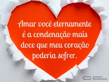 Irremediavelmente preso ao amor que sinto