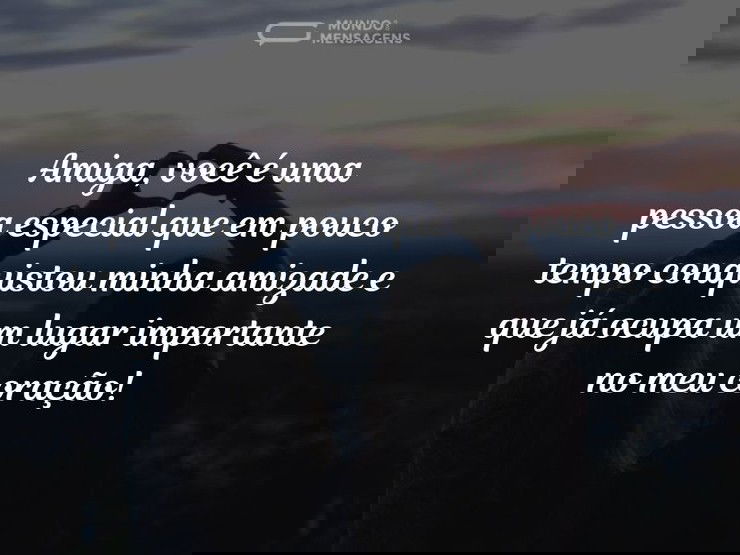 Em pouco tempo conquistou meu coração,