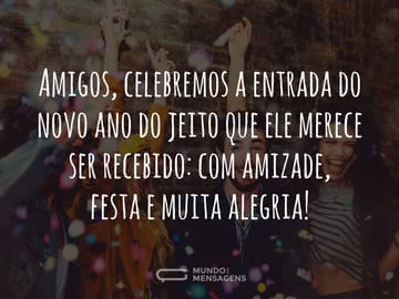 Como receber o novo ano