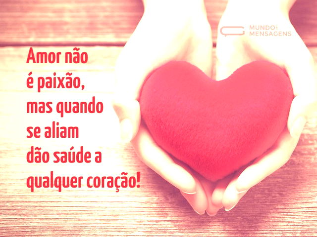 Amor, paixão e saúde para o coração