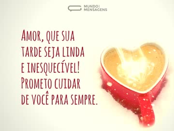 Prometo amar você nesta tarde