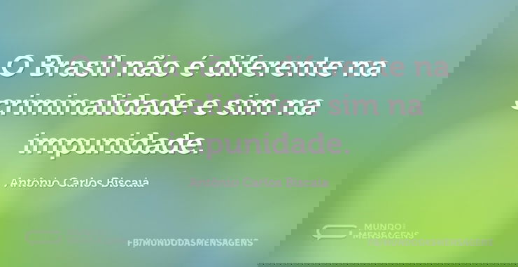 O Brasil não é diferente na criminalidad...