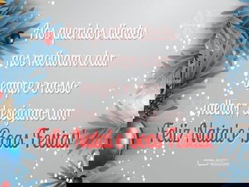 Feliz Natal e Boas Festas aos queridos clientes