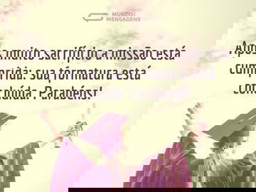 A missão da formatura