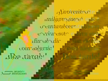 Um entardecer de Deus