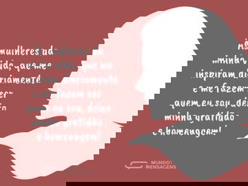 Às mulheres da minha vida