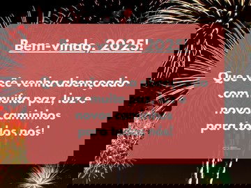 Que seja um 2025 de luz