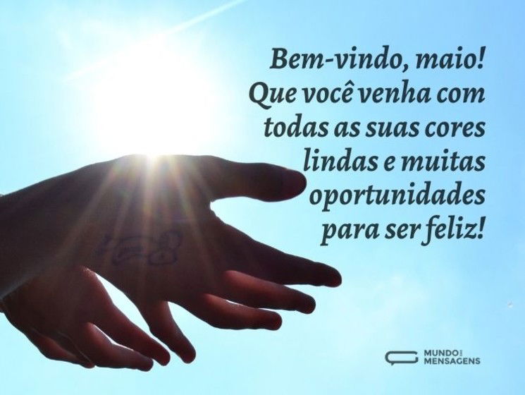 As cores e oportunidades de maio