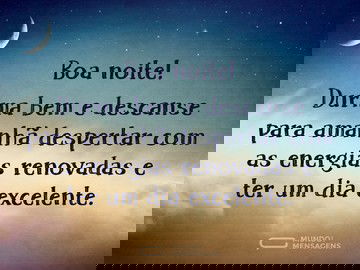 Durma bem e descanse