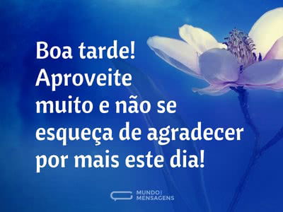 Agradeça sempre pelo dia