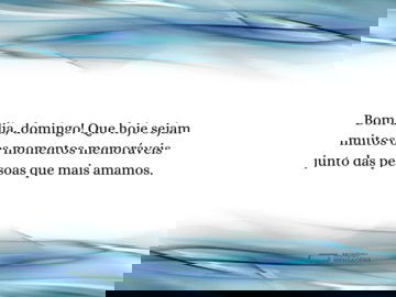 Que seja um domingo inesquecível