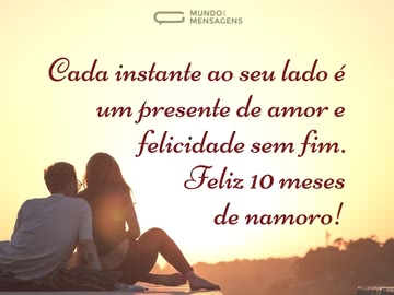 Feliz 10 meses de namoro