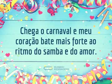 O ritmo do samba no coração