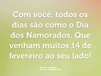 Todos os dias são de amor