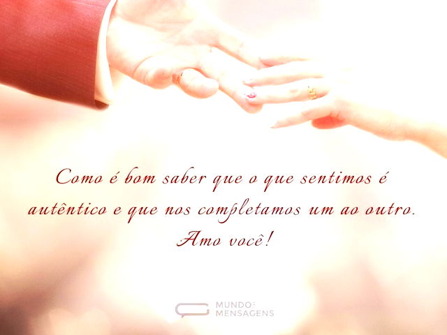 Um amor autêntico e sem igual