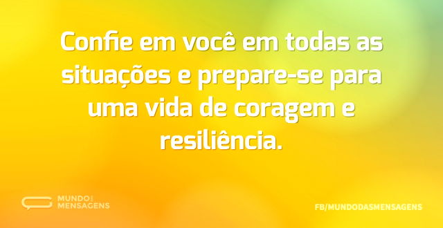 Uma vida de coragem e resiliência