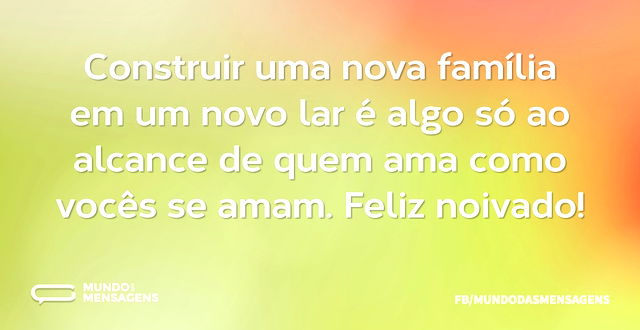 Construir uma nova família em um novo la...