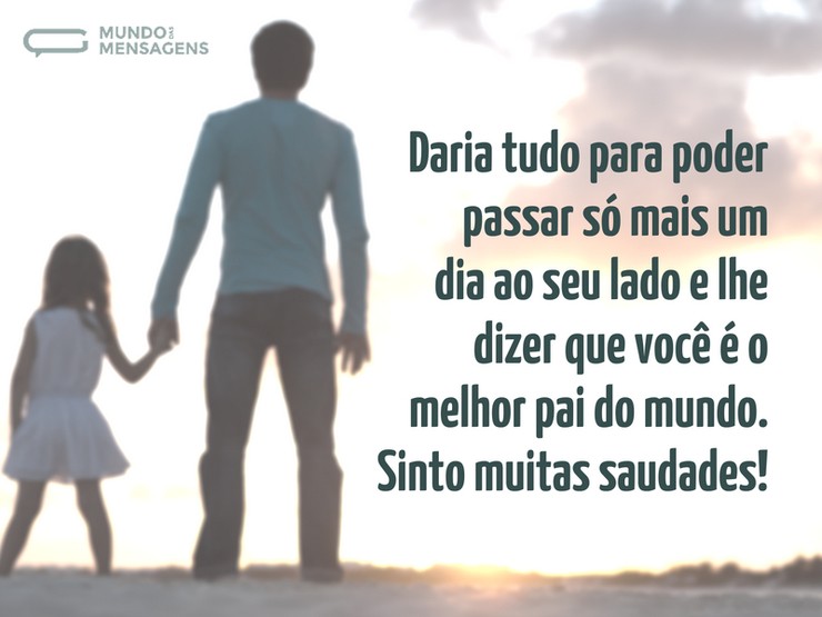 Só mais um dia ao seu lado - Mundo das Mensagens