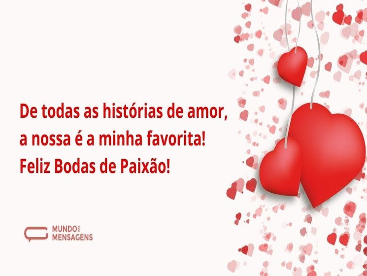 Feliz Bodas de Paixão 
