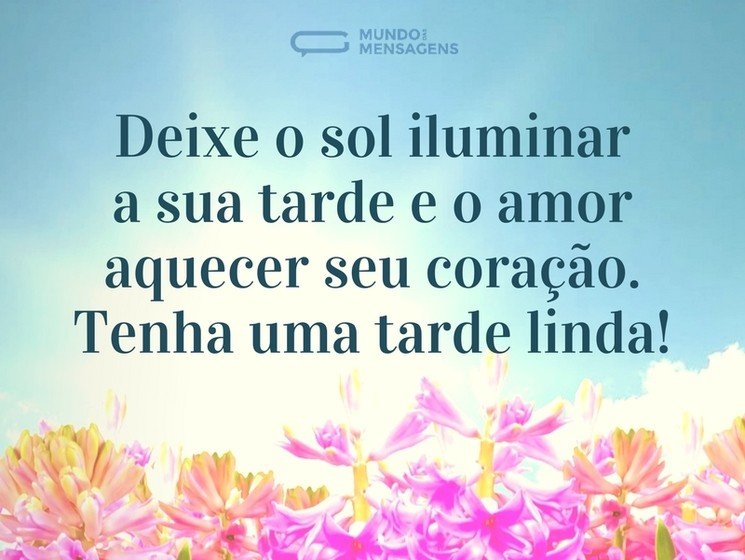 Featured image of post Frases De Boa Tarde Carinhosa A frase que procura de boa tarde para ler e compartilhar