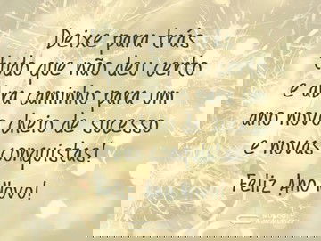 Um Ano Novo cheio de conquistas