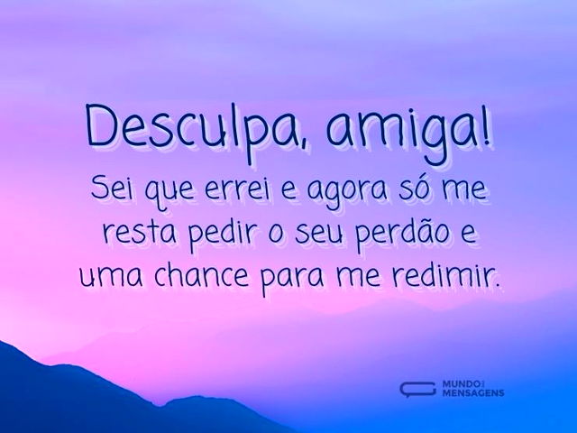 Me dê mais uma chance, amiga