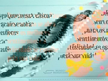 Os melhores sentimentos nesta Páscoa