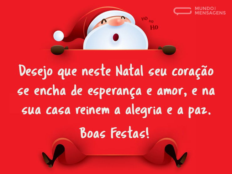 Desejos para este Natal - Mundo das Mensagens