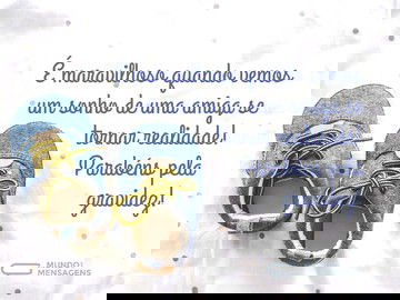 A amiga realiza o sonho de ser mãe