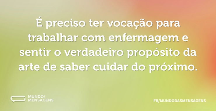 É Preciso Ter Vocação Para Trabalhar Com Mundo Das Mensagens