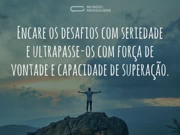 Superar com Seriedade