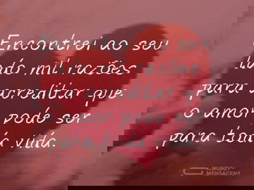 O nosso amor será eterno