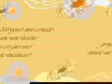 Entreguei meu coração