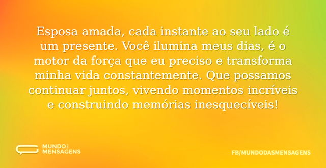 Tudo entre nós é amor, esposa