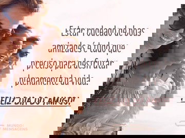 Só preciso de boas amizades